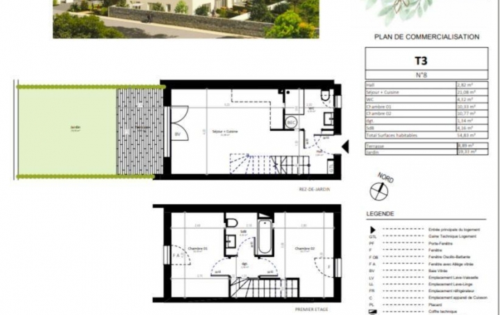 AIGUES-VIVES IMMO : Apartment | GALLARGUES-LE-MONTUEUX (30660) | 55 m2 | 192 000 € 